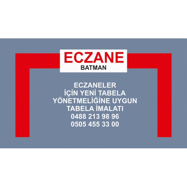 eczane tabelası